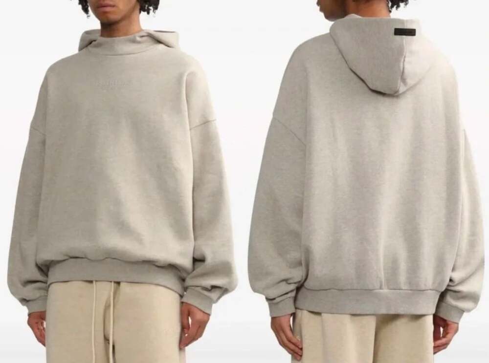 Fear Of God Essentials Core Heather Hoodie Tan